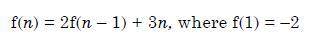 PLEASE HELP ASAP Write the first five terms of the sequence defined by the function below.