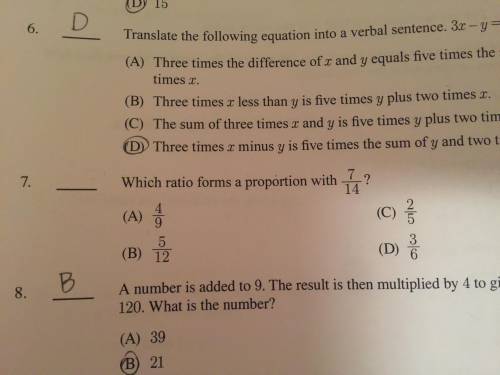 PLEASE HELP ASAP I need help with number 7!
