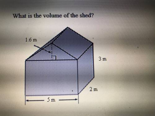 What’s the volume of the shape?