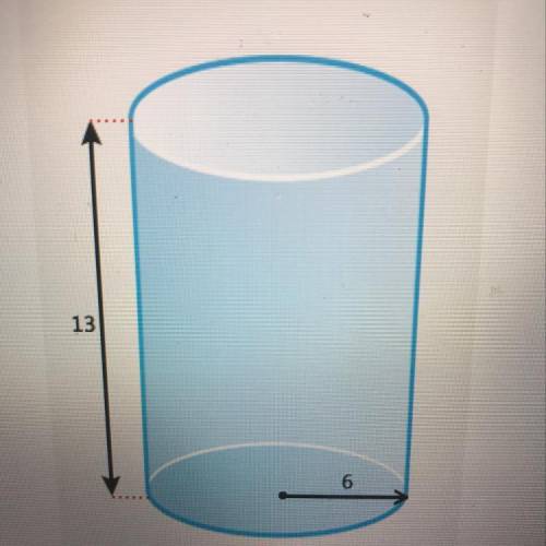 What is the volume of the cylinder in this diagram