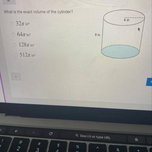 What is the volume of the cylinder