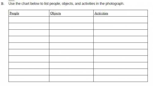 100 Points. Photo Analysis. Image is attached Photo Analysis Worksheet Step 1. Observation A. Stud