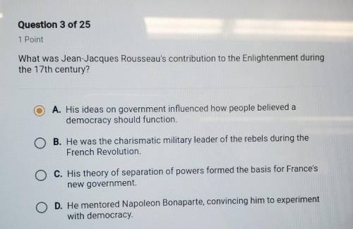 What was jean jacques rousseaus contribution to the enlightenment during the 17th century