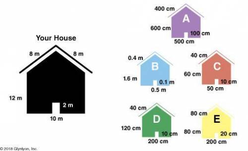 You build a model of your house. To be as accurate as possible the model needs to be proportional t