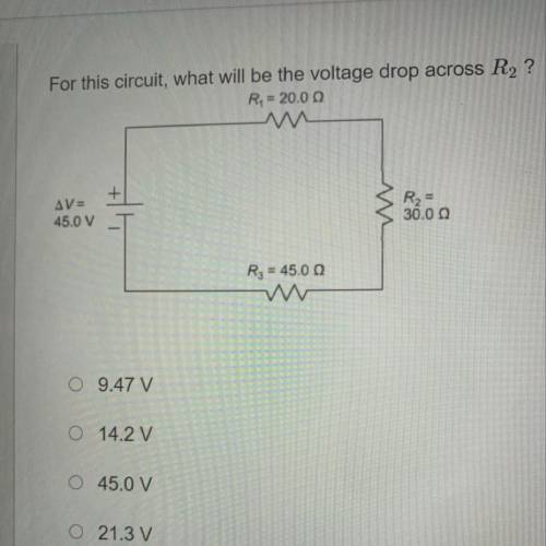 With this circuit what will be the voltage drop across R2