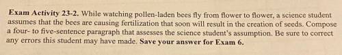 Please help just at least 3 sentences that evaluates the science students assumption Please help