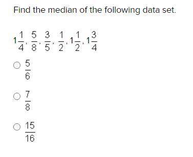 Find the median of the following data set.