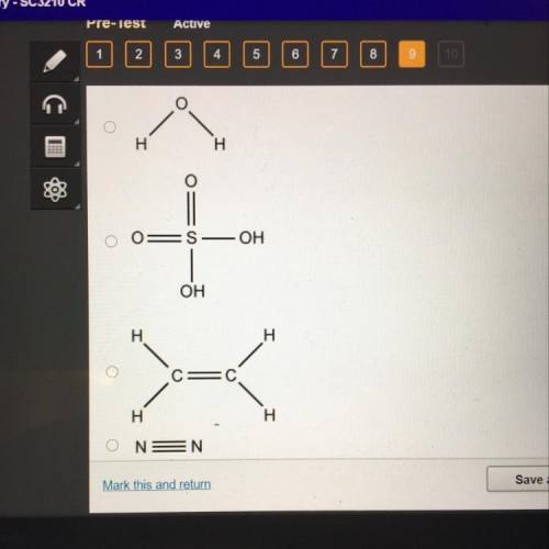 Which of the following represents an organic compound?