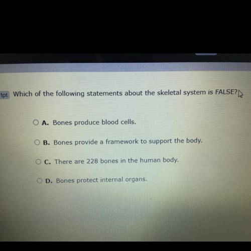 Which of the following statements about the skeletal system is false