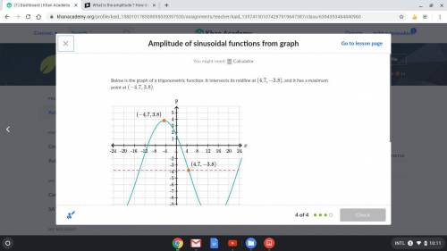 What is the amplitude ? How do I find it? do I add -3.8 to 3.8 then divide? Thank you in advance