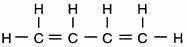 Which structural formula represents a member of the alkene series?