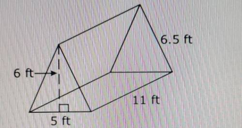 2.) What is the surface area of this triangular right prism?