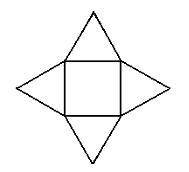 7 which solid does the net form

A square pyramid
B triangular prism
C triangular pyramid
D cube
