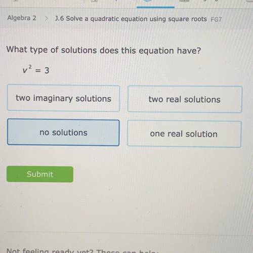 What types of solutions does this equation have