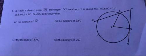 Please help me with 3 a b c and d