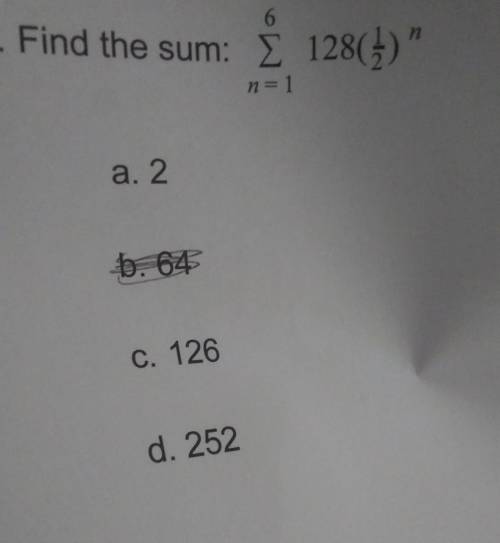 Answer is not b please help