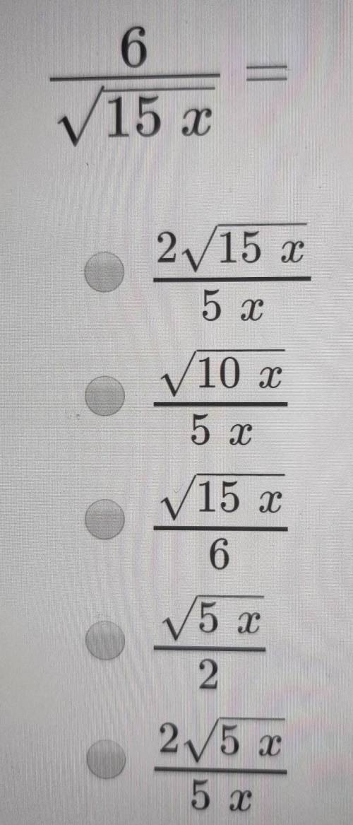 I'm doing a practice test to prepare for my algebra 2 math exam and I have no idea what the answer