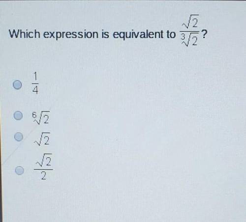 Which expression is equivalent to __