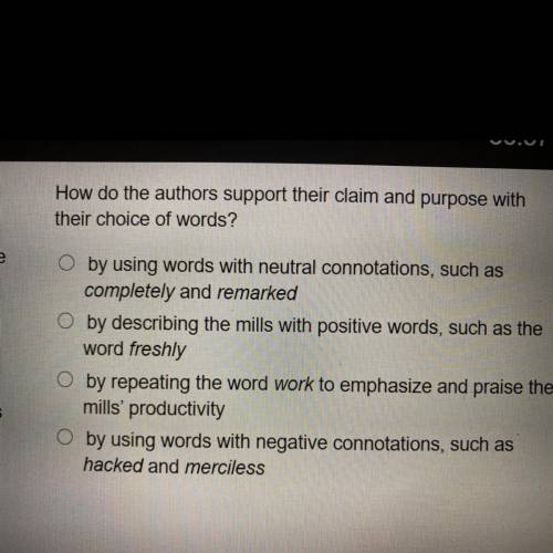 How do the authors support their claim and purpose with their choice of words?