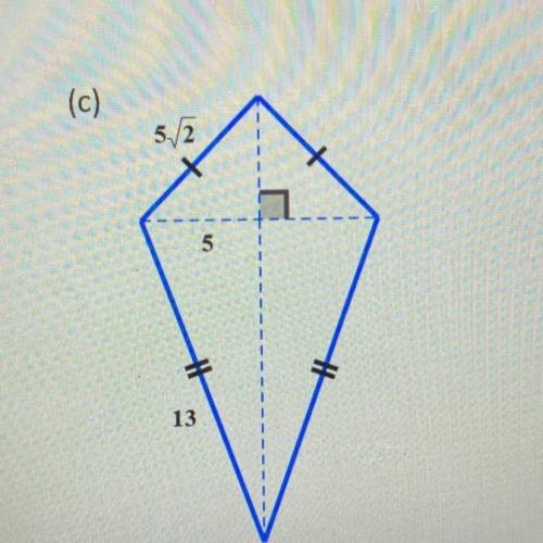How do I find the area of this kite?