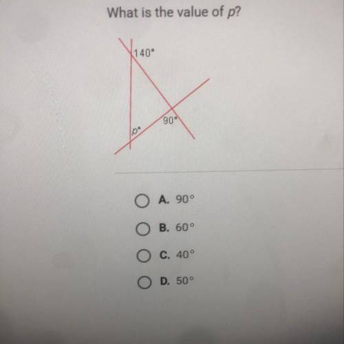 What is the value of p ?????