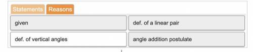Given: angle2 and angle4 are vertical angles. Prove: angle2 cong angle4