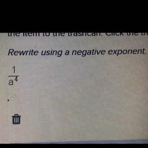 Rewrite using a negative exponent.
1/a ^4