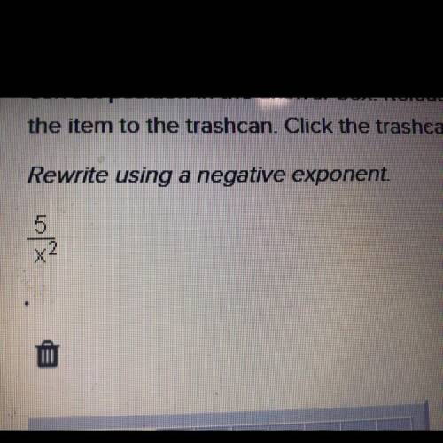 Rewrite using a negative exponent.
5/x ^2