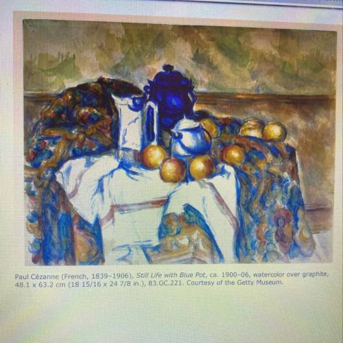 Choose one of the still-life examples from the Taking Shape document. Write 1-2 paragraphs that d