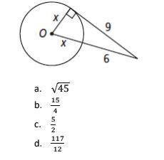 What is the value of x? Round to the nearest tenth and show your work