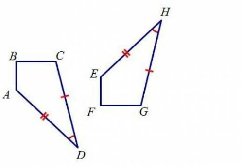 If the two figures are congruent which statement is true ?

A.BCDA = FEHGB.ABCD =EFGHC.BADC = EFG