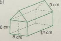 How to count the surface area of a prism and a cuboid