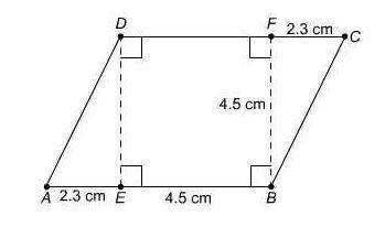 What is the area of this parallelogram? ____cm2