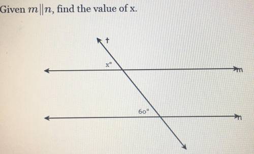 Find the value of x (again)