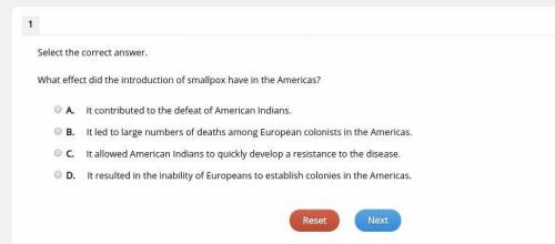 Please help
What effect did the introduction of smallpox have in the Americas?