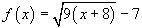 Could I have assistance, please...?
Find the domain of the square-root function.