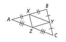 Using the figure below, name the triangle sides that are parallel to the given side.

segment AC
s