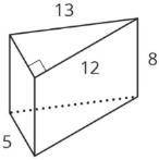 Use the below image for each part.

Find the surface area in square units.
360 square units
305 sq