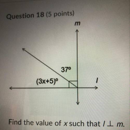 Find the value of x such that I | m.