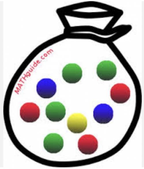 A bag has 3 red marbles, 2 blue, 4 green and 1 yellow. What is the theoretical probability of pulli