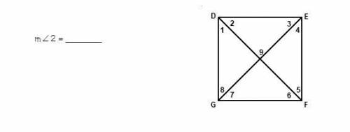 PLEASE HELP!!! The figure shown below is a square. Give the angle value (numerical, not the letters