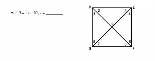 PLEASEEE HELPP!! Work must be shown for this problem! The figure shown below is a square.