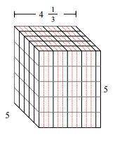 PLEASE HELP! The right rectangular prism is packed with unit cubes of the appropriate unit fraction