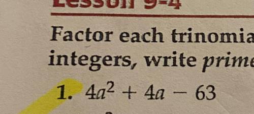 What is the answer to this question? 
1.4a^2+4a-63
