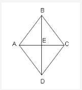 Figure ABCD is a rhombus, and m∠BAE = 9x + 2 and m∠BAD = 130°. Solve for x. 3.4 7 14.2 65