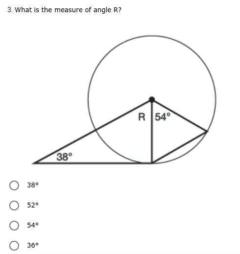 *ANSWER ASAP* What is the measure of angle R?