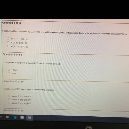 I need help with question 8 please help and if could help me with the rest I would really appreciat