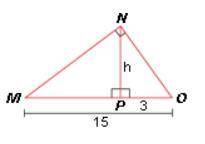 What is the value of h in the figure below? in this diagram, NMP ≈ ONP.