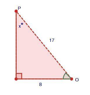 PLS help i have asked 6 times all have been bad asnwers Find the measure of angle x. Round your ans