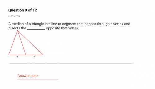 PLZ HLP MEEEEEEEEEEEEEEEEEEEEE A median of a triangle is a line or segment that passes through a ve